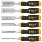 Стамеска DeWALT, 6-13-19-25-32-38мм, кейс набір 6шт