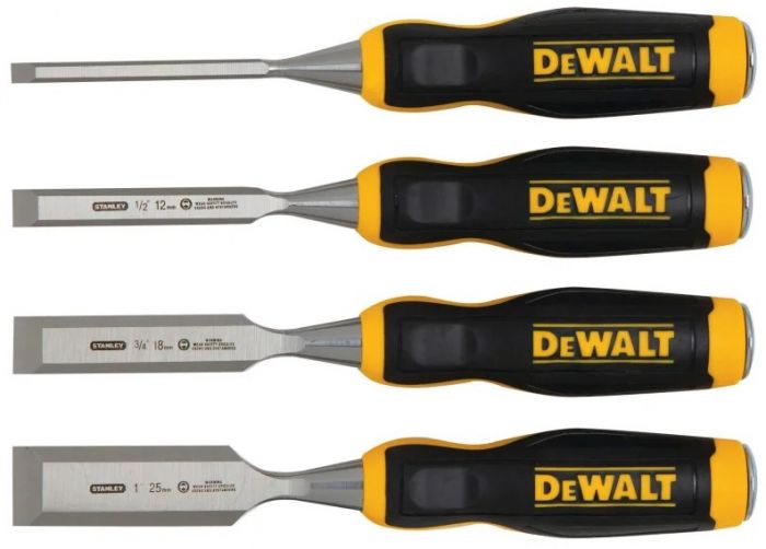 Стамеска DeWALT, 6-13-18-25мм, набір 4шт