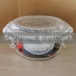 Контейнер для зберігання харчових продуктів ARDESTO Gemini 0.62л, боросилікатне скло, пластик, круглий, прозорий