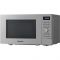 Мікрохвильова піч Panasonic, 20л, електр.управл., 800Вт, дисплей,відкриття кнопкою, сріблястий (сірий)
