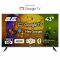 Телевізор 43" 2E LED FHD 60Hz Smart Google TV Black