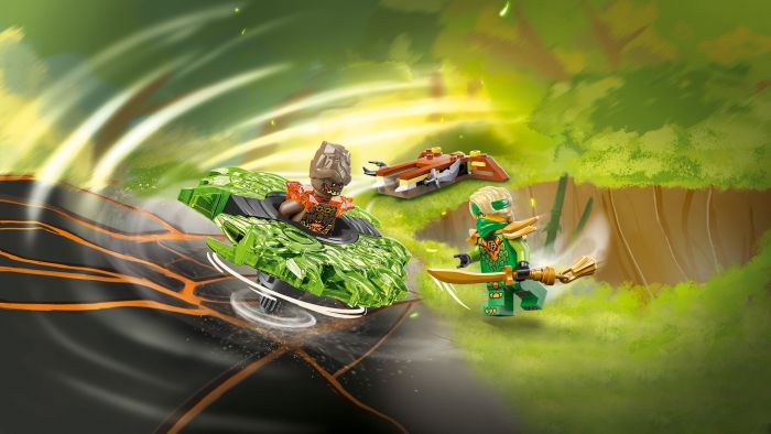 Конструктор LEGO Ninjago Ллойд проти спінера земельного монстра