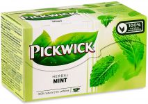 Чай зелений Pickwick з м'ятою 40г (20х2г)X12