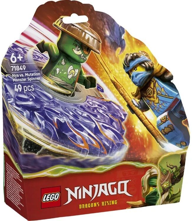 Конструктор LEGO Ninjago  Нія проти спінера монстра-мутанта