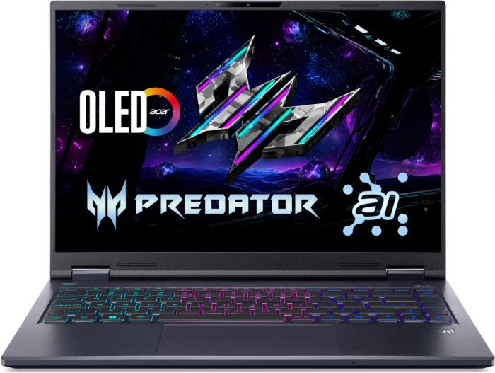 Ноутбук Acer Predator Helios Neo 14 PHN14-71 14.5" 2.8K OLED, Intel U9-285H, 32GB, F1TB, NVD5070-8, Lin, чорний