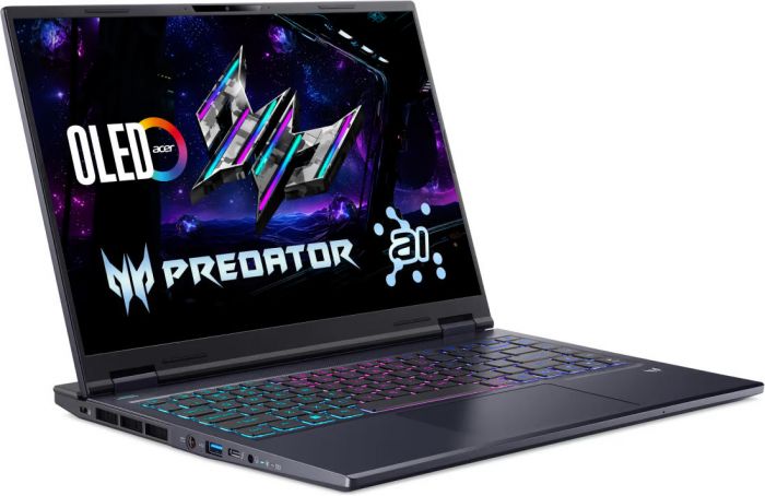 Ноутбук Acer Predator Helios Neo 14 PHN14-71 14.5" 2.8K OLED, Intel U9-285H, 32GB, F2TB, NVD5070-8, Lin, чорний