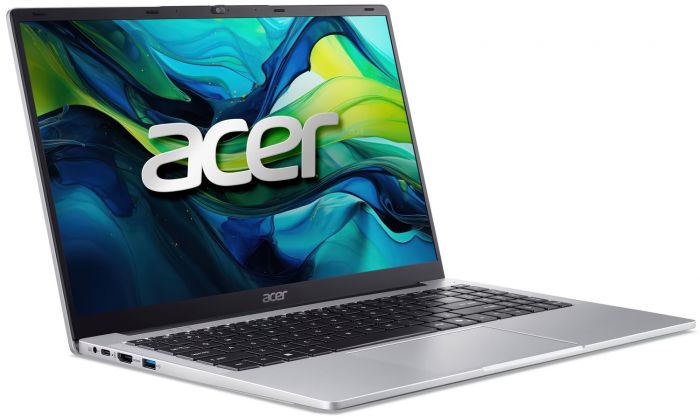 Ноутбук Acer Aspire Lite AL15-32P 15.6" FHD IPS, Intel N4500, 8GB, F256GB, UMA, Lin, сріблястий