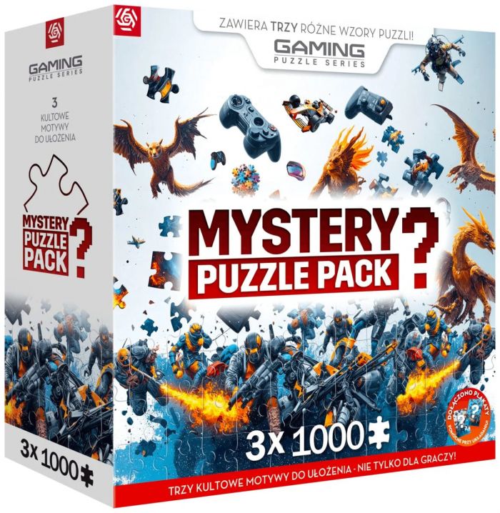 Пазл GoodLoot Mystery Puzzle Pack V1 3x1000 ел.