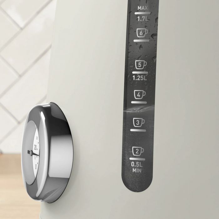 Електрочайник Tefal Soleil+ 1.7л, Strix, пластик, бежевий