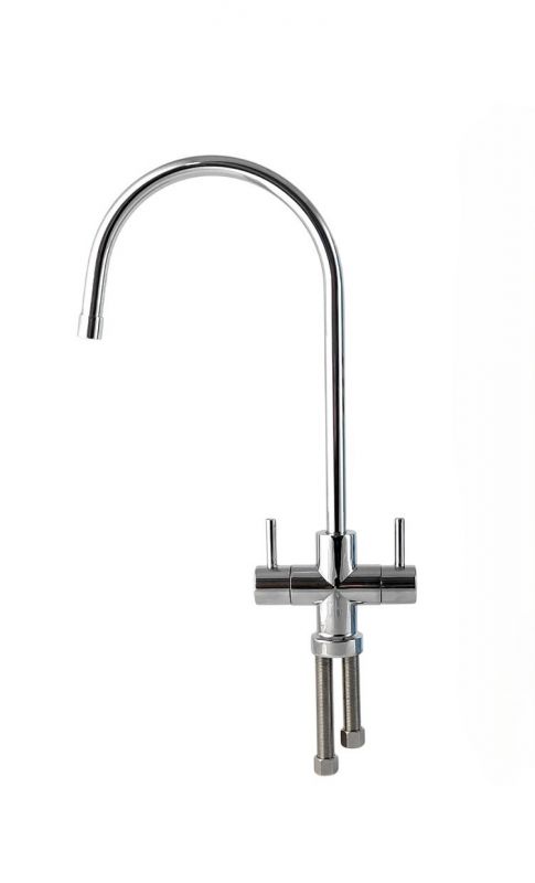 Кран подвійний RAIFIL Duo хром