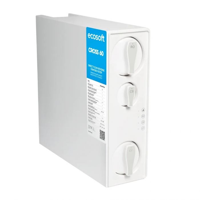 Фільтр зворотного осмосу Ecosoft Cross60, мембрана 400gpd