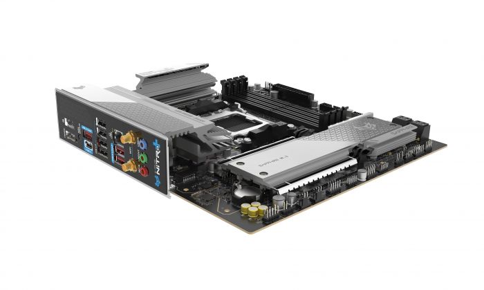 SAPPHIRE Motherboard NITRO+ B850M WIFI sAM5 B850 4xDDR5 M.2 HDMI DP WiFi BT mATX