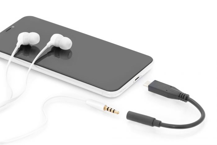 Адаптер DIGITUS USB-C >3.5mm audio stereo