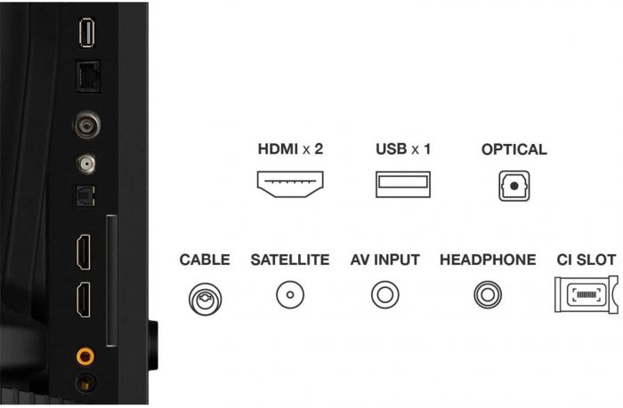 Телевізор 40" TCL QLED FHD 60Hz Smart Android TV Black