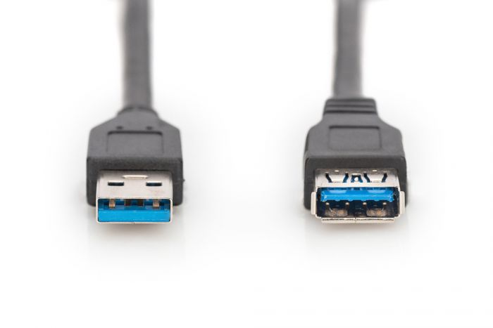 Кабель ASSMANN USB 3.0 (AM/AF) 3.0м, чорний