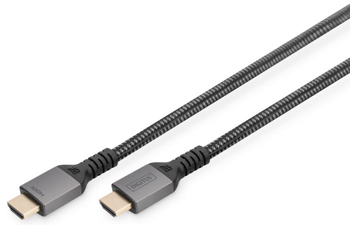 Кабель DIGITUS HDMI (M/M), 8K, Ultra High speed/Ethernet, 3м, чорний