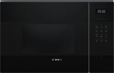 Мікрохвильова піч Bosch вбудована, 25л, електр. керув., 900Вт, гриль, дисплей, чорний