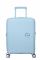 Валіза American Tourister, Soundbox, поліпропілен, мала, 55см, 35.5/41л, TSA, 4 колеса, EXP, пастельно-блакитний