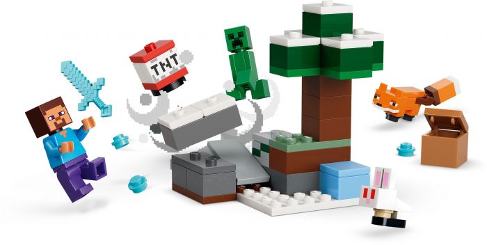 Конструктор LEGO Minecraft Пригоди Стіва в тайзі
