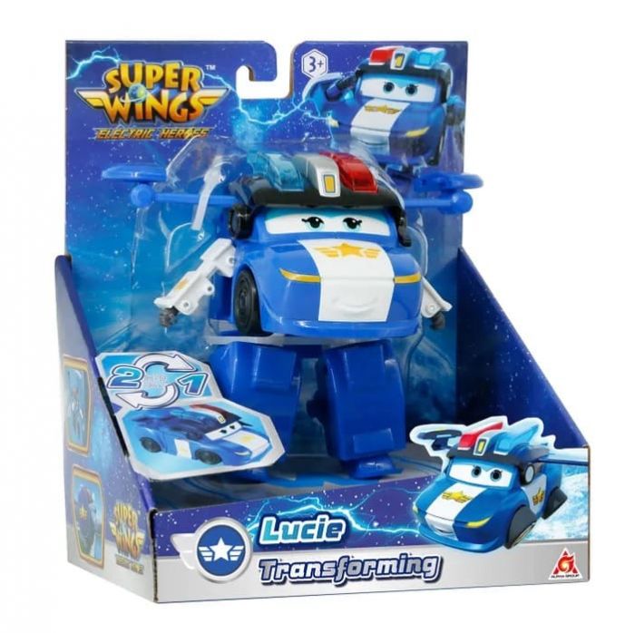 Ігрова фігурка-трансформер Super Wings Transforming Люсі (Lucie), 12.5см