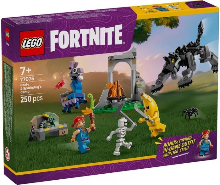 Конструктор LEGO Fortnite Табір Peely та Sparkplug