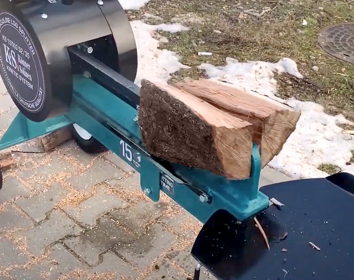 Дровокол бензиновий Konner&Sohnen KS 15TKG 52/35 кінетичного типу 6.5к.с 15т горизонтальний 115кг