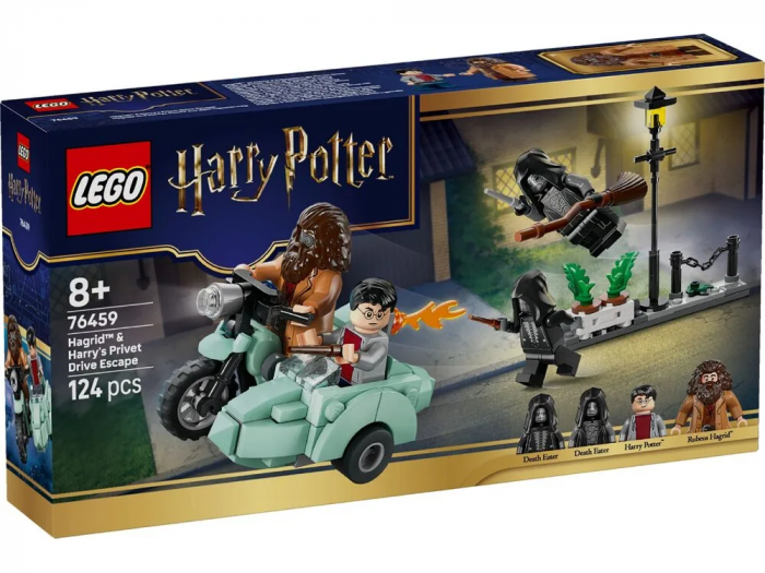 Конструктор LEGO Harry Potter Геґрід і Гаррі: Втеча з Тисової вулиці