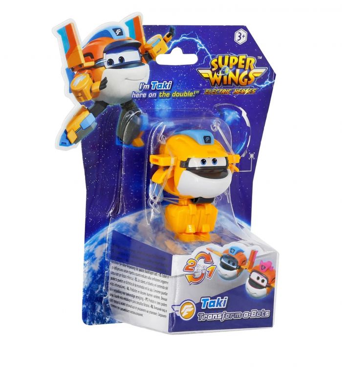 Ігрова фігурка-трансформер Super Wings Transform-a-Bots Такі (Taki), 5см
