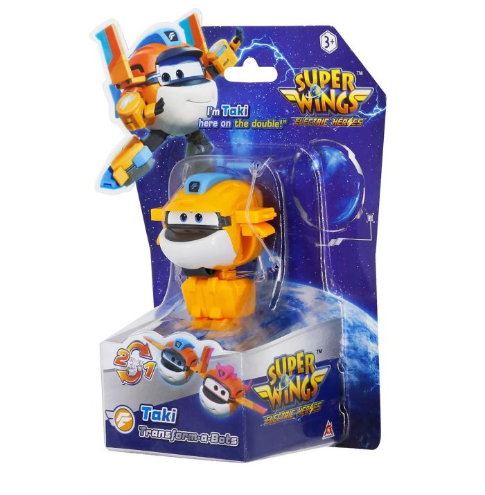 Ігрова фігурка-трансформер Super Wings Transform-a-Bots Такі (Taki), 5см
