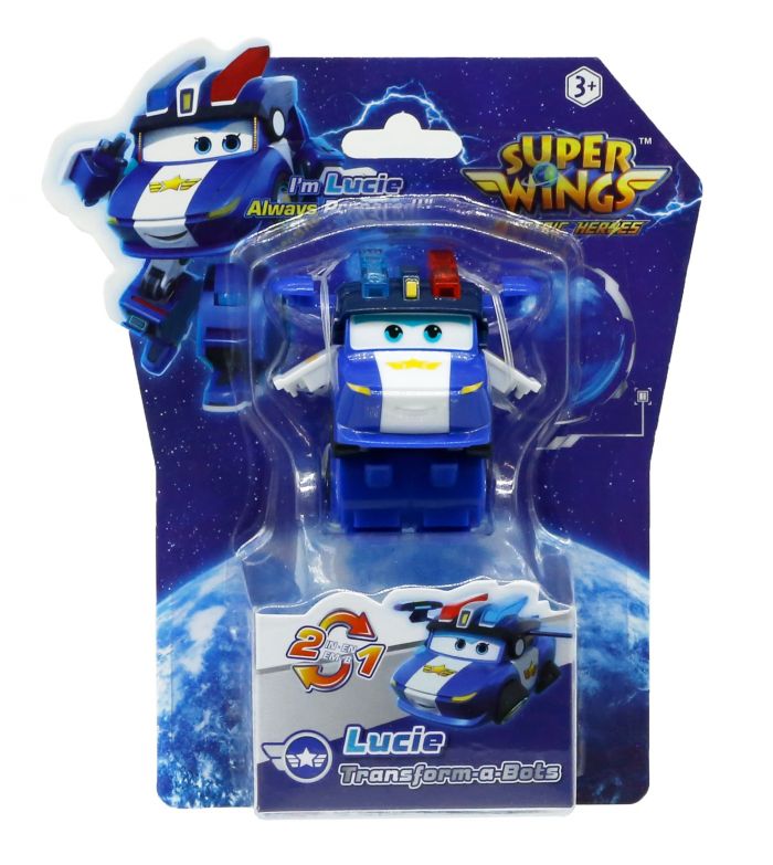 Ігрова фігурка-трансформер Super Wings Transform-a-Bots Люсі (Lucie), 5см