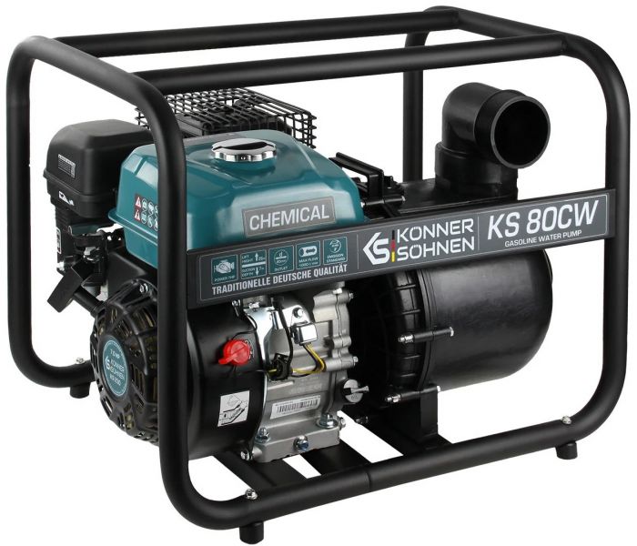 Мотопомпа бензинова Konner&Sohnen KS 80CW 1000л/хв 7.0к.с 28кг