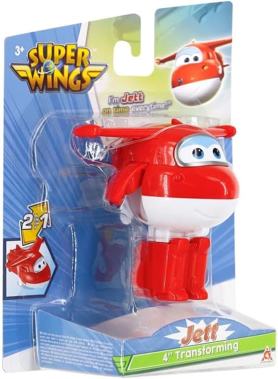 Ігрова фігурка-трансформер Super Wings Transforming Джетт (Jett), 10см