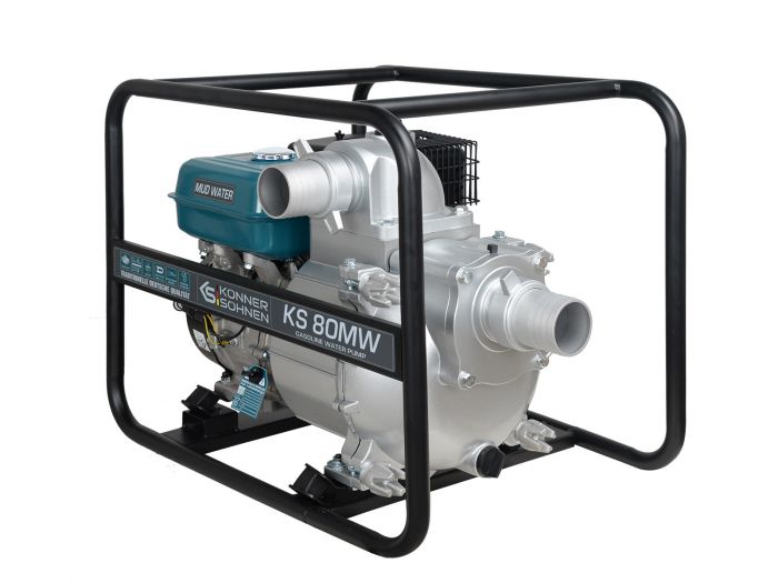 Мотопомпа бензинова Konner&Sohnen KS 80MW 1000л/хв 9.0к.с 60кг