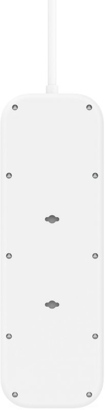 Подовжувач мережевий Belkin 2м, 8хТип, 16А, USB-С/USB-C 30Вт, фільтр, білий