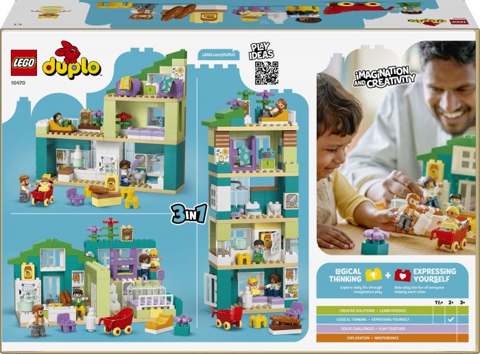 Конструктор LEGO DUPLO Town Сучасний родинний будинок із фігурками