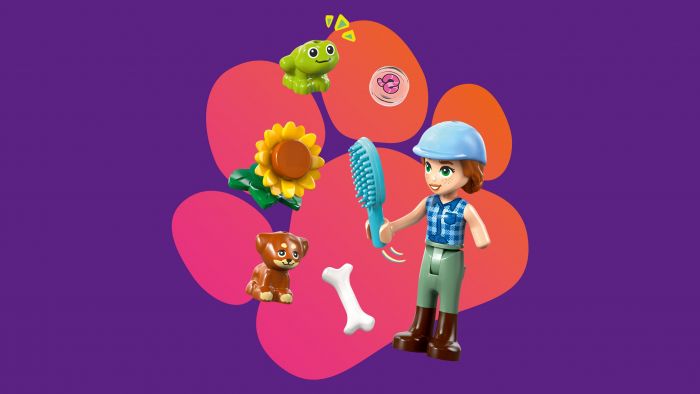 Конструктор LEGO Friends Причіп для коня й лошати