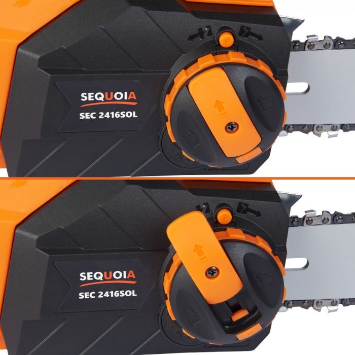 Пила ланцюгова мережева SEQUOIA SEC2416SOL 2.4кВт шина Oregon 40см 3/8' 1.3мм 5.3кг