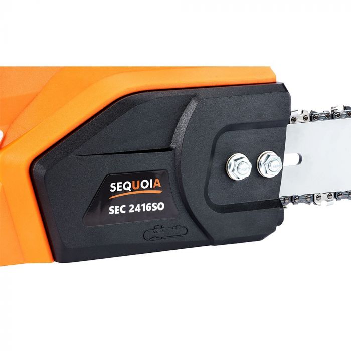 Пила ланцюгова мережева SEQUOIA SEC2416SO 2.4кВт шина Oregon 40см 3/8' 1.3мм 7000об/хв 4.68кг