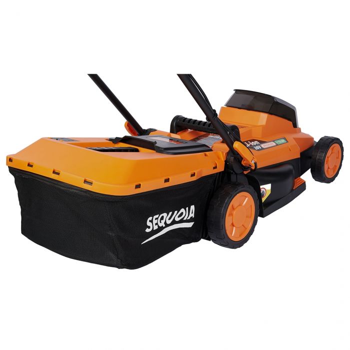 Газонокосарка акумуляторна SEQUOIA SBL2033B-EV 20В 1x4А·год 33см 30л 25-75мм ЗП 10.6кг
