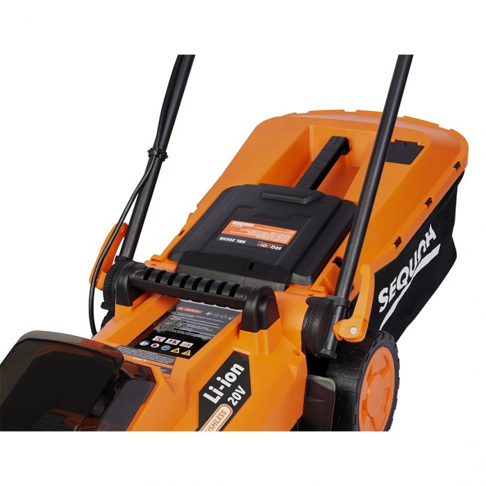 Газонокосарка акумуляторна SEQUOIA SBL2033B-EV 20В 1x4А·год 33см 30л 25-75мм ЗП 10.6кг