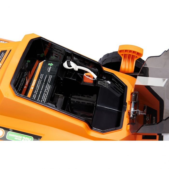 Газонокосарка акумуляторна SEQUOIA SBL2033B-EV 20В 1x4А·год 33см 30л 25-75мм ЗП 10.6кг