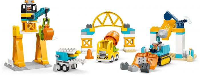 Конструктор LEGO DUPLO Town 3-в-1 Будівельний майданчик і техніка
