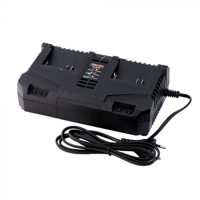 Пила ланцюгова акумуляторна SEQUOIA SBC4016BS-E2W 40В(20В+20В) акб 2х4.0А·год шина 40см 3/8" 25.0м/с ЗП 3.9кг