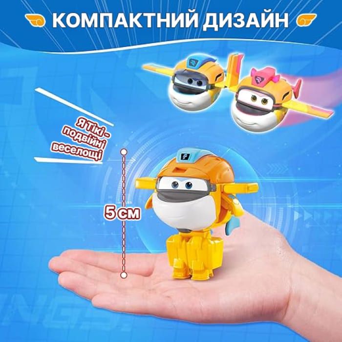 Ігрова фігурка-трансформер Super Wings Transform-a-Bots Такі (Taki), 5см