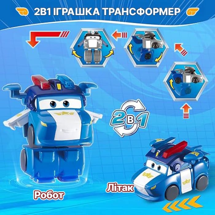 Ігрова фігурка-трансформер Super Wings Transform-a-Bots Люсі (Lucie), 5см