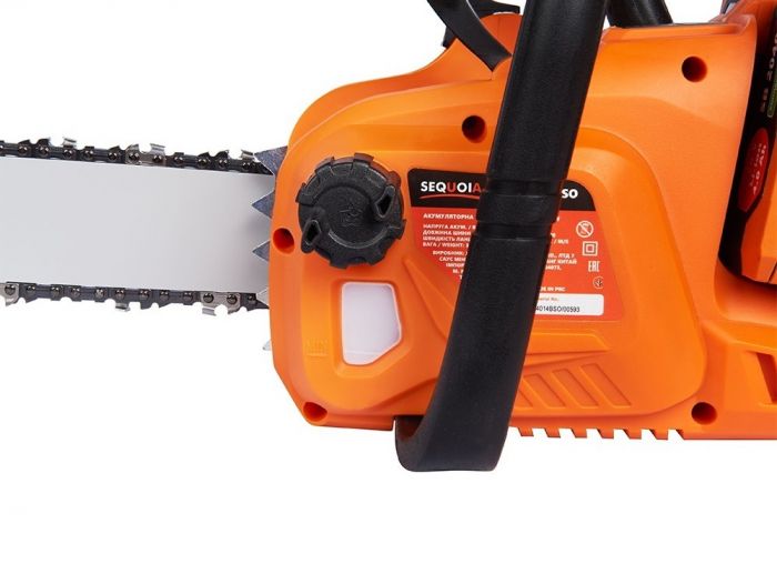 Пила ланцюгова акумуляторна SEQUOIA SBC4014BSO 40В(20В+20В) шина Oregon 35см 3/8" 15.0м/с ЗП 3.68кг без АКБ та ЗП