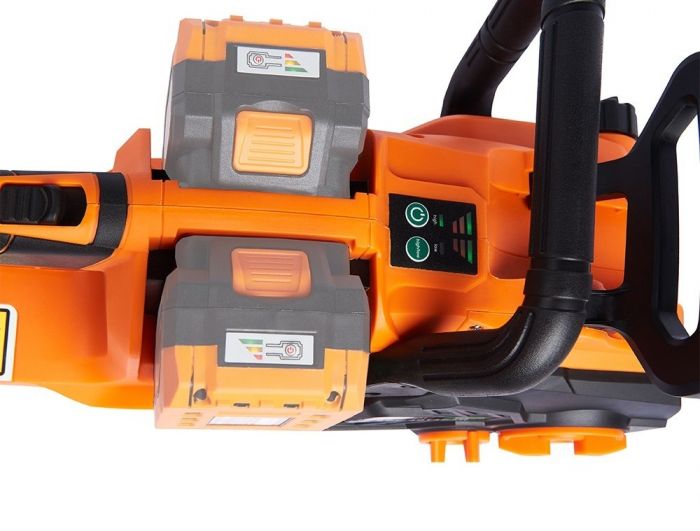 Пила ланцюгова акумуляторна SEQUOIA SBC4014BSO 40В(20В+20В) шина Oregon 35см 3/8" 15.0м/с ЗП 3.68кг без АКБ та ЗП