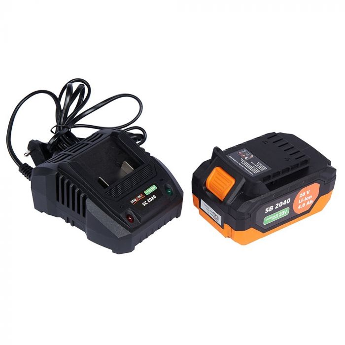 Пила ланцюгова акумуляторна SEQUOIA SBC2012BS-EV 20В акб 1х4.0А·год шина 30см 1/4" 6.0м/с ЗП 3.2кг