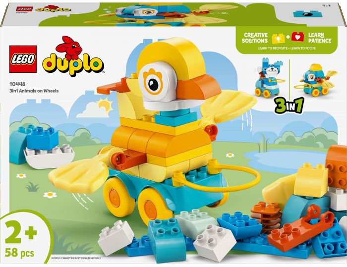 Конструктор LEGO DUPLO Town Тварини на колесах 3в1