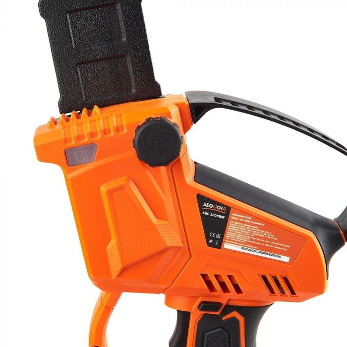 Пила ланцюгова акумуляторна SEQUOIA SBC2008BM-EV 20В акб 1х4.0А·год шина 20см 1/4" 7.5м/с ЗП 1.7кг